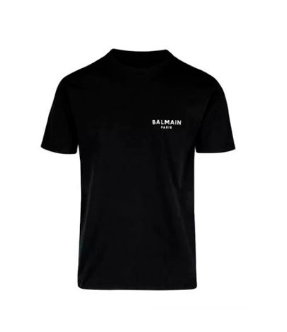 PLAYERA BALMAIN LOGO PEQUEÑO - BELICO IMPERIAL