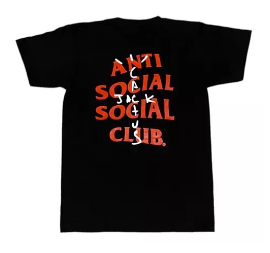 PLAYERA ANTI SOCIAL SOCIAL CLUB X CACTUS JACK - BELICO IMPERIAL