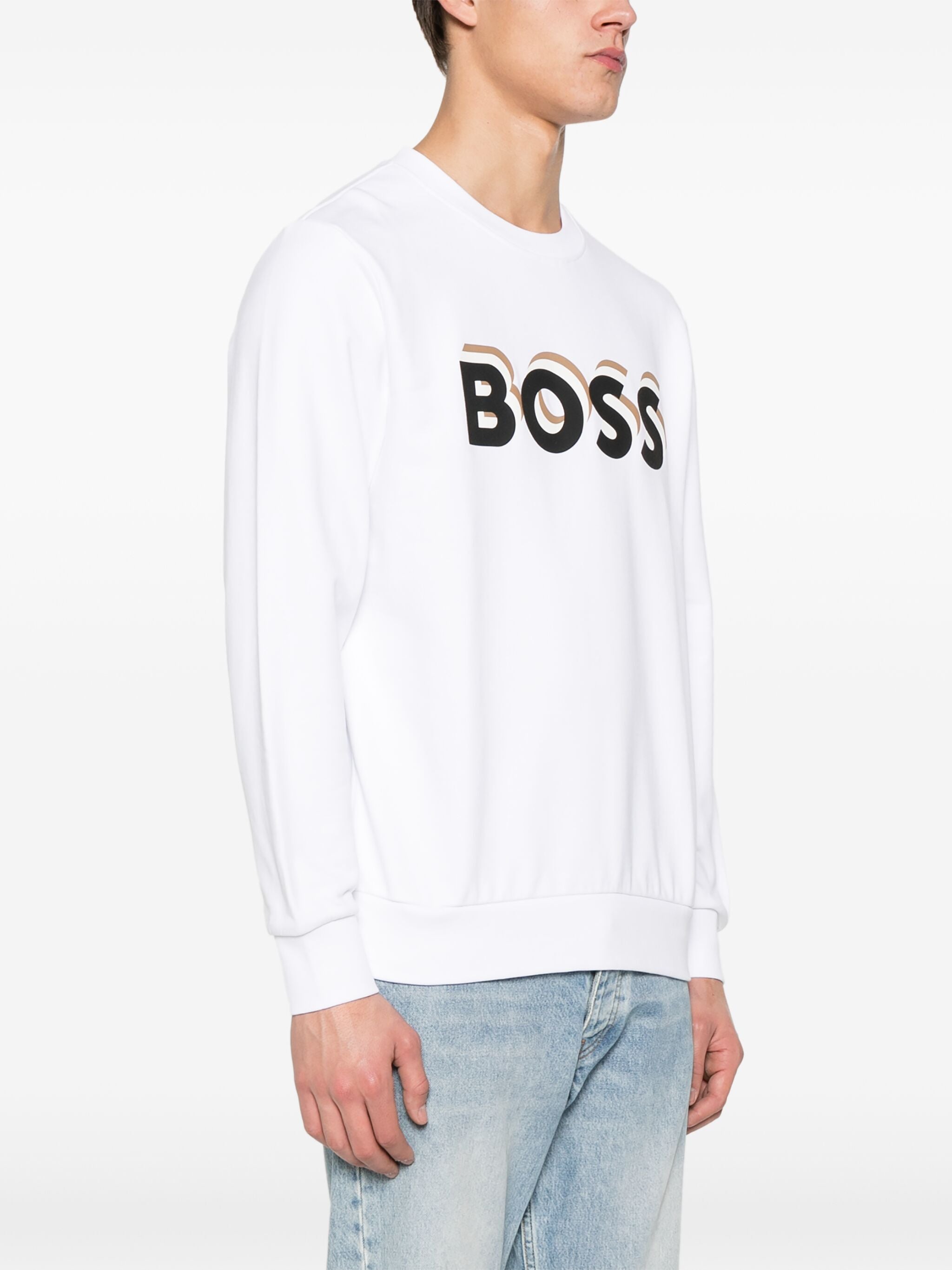 BOSS Sudadera con logo estampado.