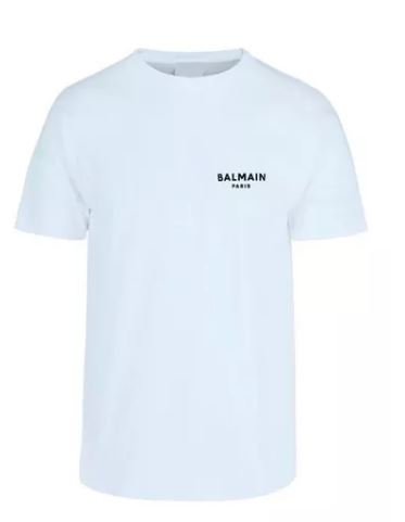 PLAYERA BALMAIN LOGO PEQUEÑO - BELICO IMPERIAL